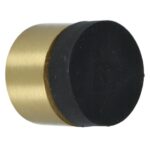 ODShop deurstop wandmontage 26x30mm mat messing