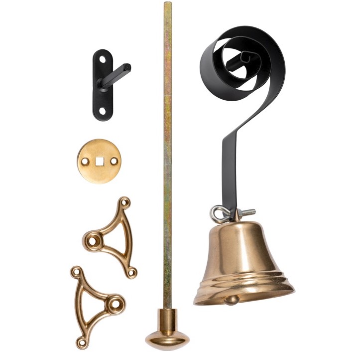 Trekbelset Holland compleet messing antiek