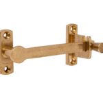 Schuifdeuroverslag messing antiek