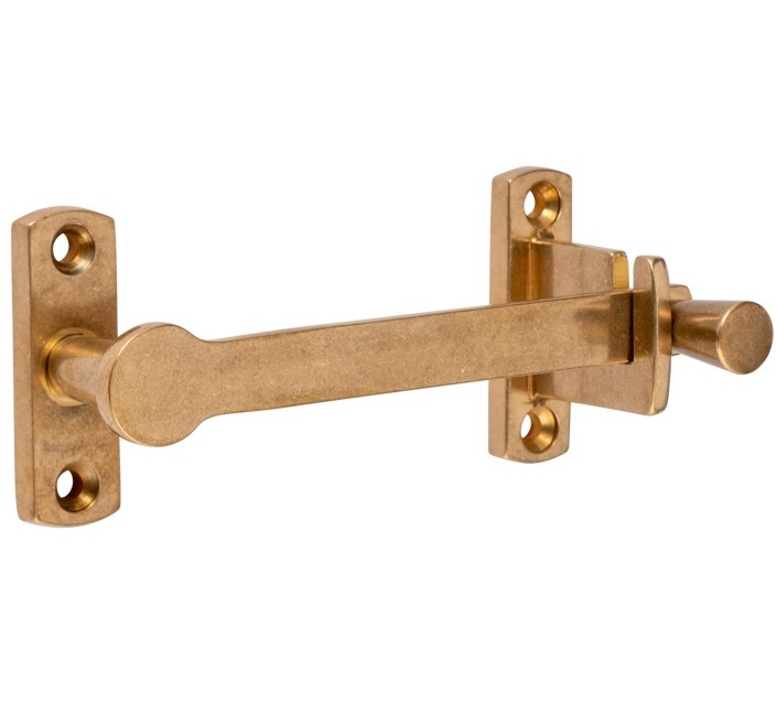 Schuifdeuroverslag messing antiek