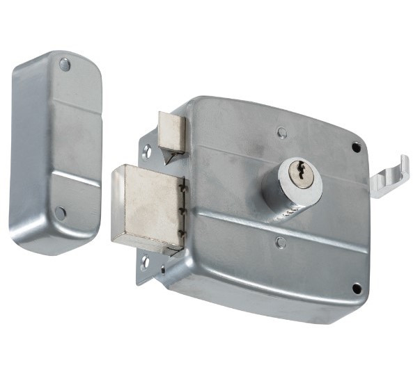 Oplegdeurslot 7490 DIN rechts staal alu