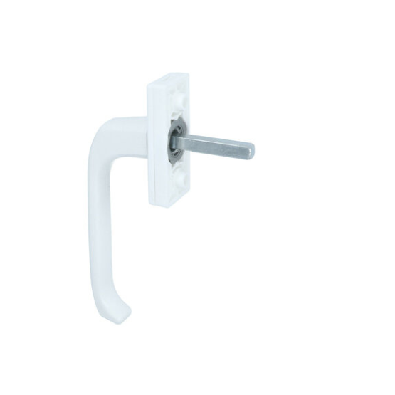 Draaikiepgarnituur aluminium wit