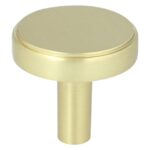 Knop Universum 30 mm mat goud