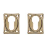 Intersteel cilinderrozetten 47x37x5mm messing getrommeld