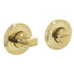 Intersteel WC-sluiting 8mm rond verdekt messing gelakt