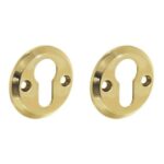 Intersteel cilinderrozetten ø50x5mm messing gelakt