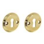 Intersteel sleutelrozetten ø50x5mm messing gelakt