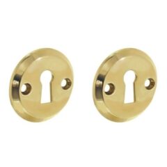 Intersteel sleutelrozetten ø50x5mm messing gelakt