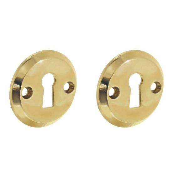 Intersteel sleutelrozetten ø50x5mm messing gelakt