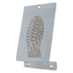 Voetpedaal voor op de deur rvs