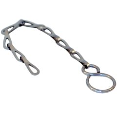 Raampenketting 120 mm glans nikkel