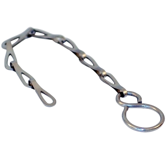 Raampenketting 120 mm glans nikkel