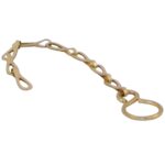 Raampenketting 120 mm messing ongelakt