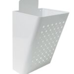 Post opvanger staal wit