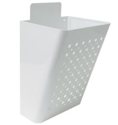 Post opvanger staal wit