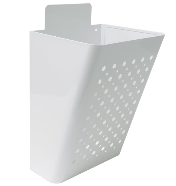 Post opvanger staal wit