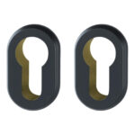 Set van 2 cilinderplaatjes ovaal