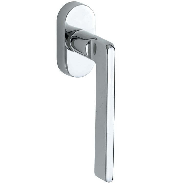 Draaikiepgarnituur Piatto/Elegant glans chroom