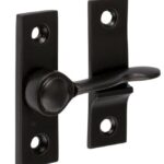 Raamwervel Elegant 20mm mat zwart