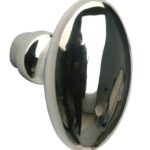 Knopkruk Ei 65x38 mm glans nikkel