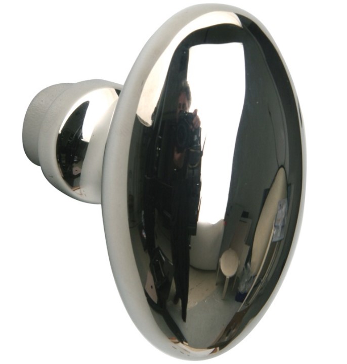 Knopkruk Ei 60x32 mm glans nikkel