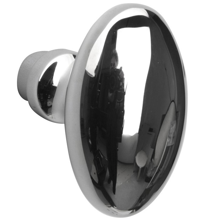 Knopkruk Ei 60x32 mm glans chroom