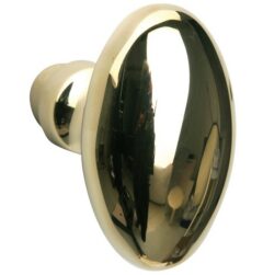 Knopkruk Ei 65x38 mm messing gelakt