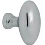 Knop Ei tbv SKG schild glans chroom