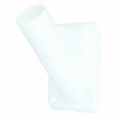 Vlaggenstokhouder nylon wit