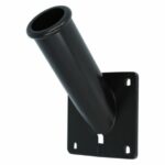 Vlaggenstokhouder aluminium zwart