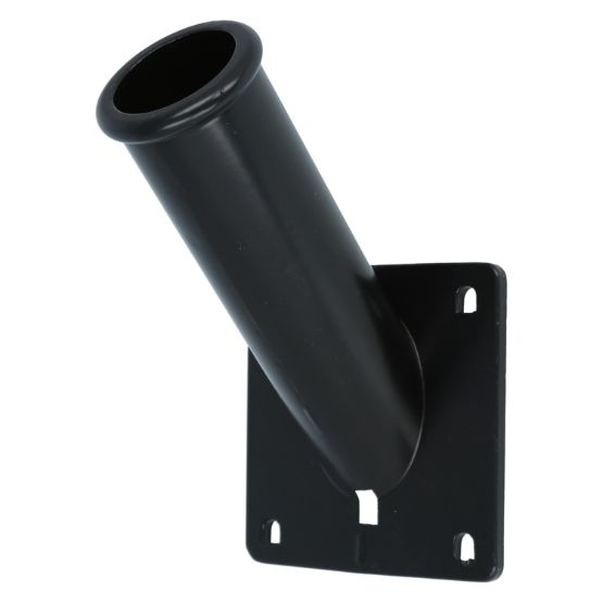 Vlaggenstokhouder aluminium zwart