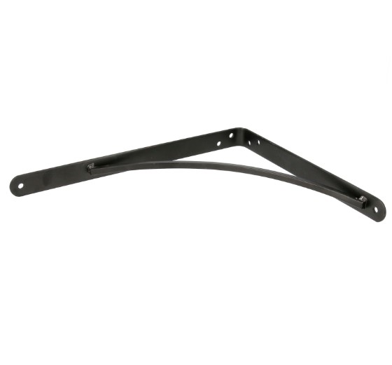 Plankdrager 200x150 mm zwart staal