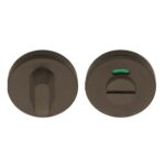 WC-Sluiting Rond Donker Brons