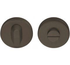 WC-sluiting rond blind 52 mm brons