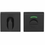 WC-sluiting Vierkant 53x53x10 mm PVD Gunmetal