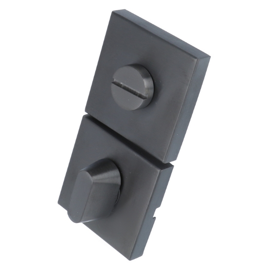 WC-sluiting blind vierkant 53x53x10 mm PVD Gunmetal