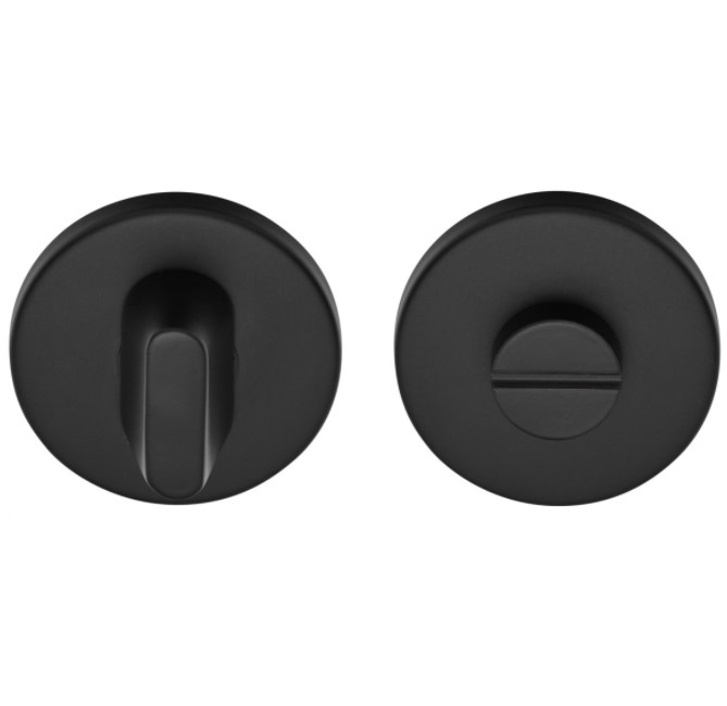 Toiletgarnituur blind BASIC LBWC50D-ZI mat zwart