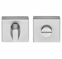 WC-sluiting vierkant blind 53x53x10 mm mat RVS