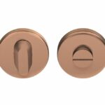 WC-Sluiting 8 mm rond verdekt blind PVD mat brons