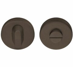 WC-Sluiting 8 mm rond verdekt blind donker brons