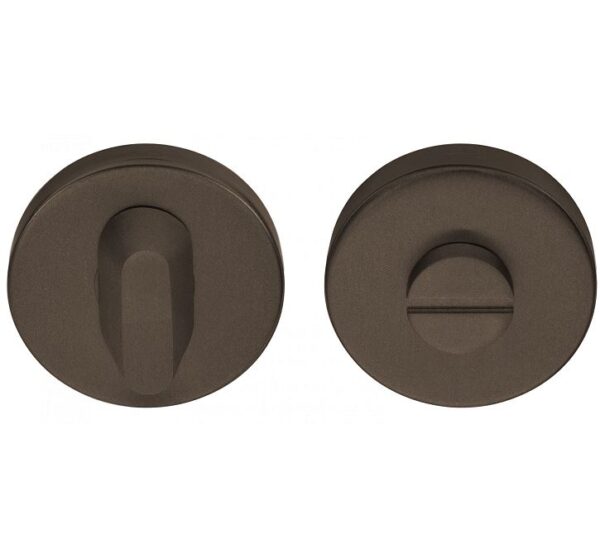 WC-Sluiting 8 mm rond verdekt blind donker brons