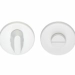 WC-Sluiting 8 mm rond verdekt blind mat wit