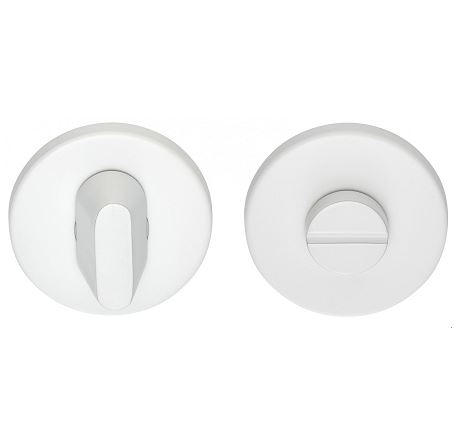 WC-Sluiting 8 mm rond verdekt blind mat wit