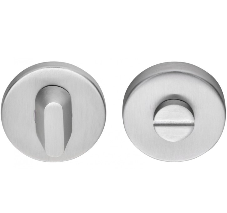 Toiletgarnituur blind BASIC LBWC50D-ZI 8mm mat RVS