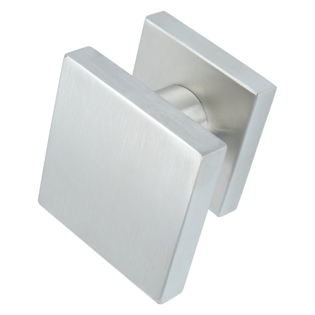 Voordeurknop BASIC BSQ60V vast op rozet RVS