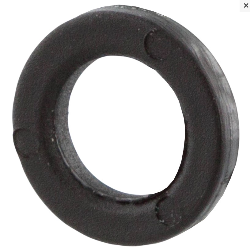 Starx opvulring voor inboorpaumelles 12 mm zwart