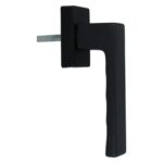 Draaikiepgarnituur Hoppe Toulon aluminium zwart