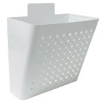 Post opvanger groot staal wit