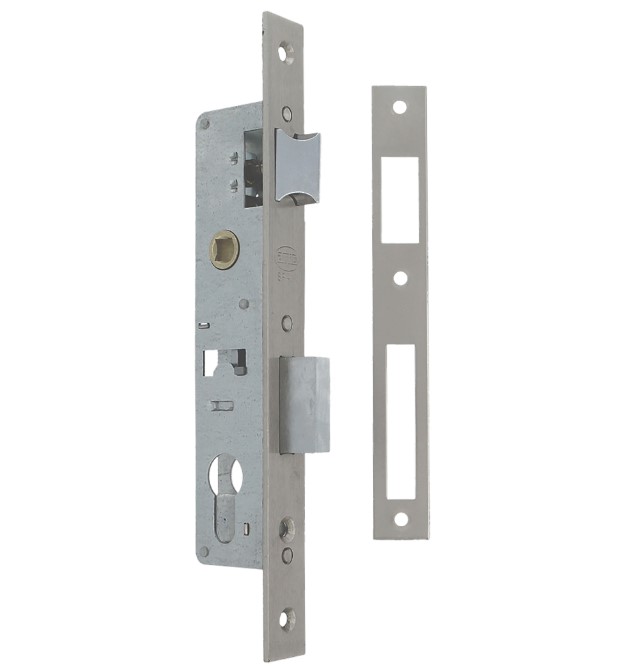 Smaldeurslot inclusief sluitplaat PC85 doornmaat 30 mm