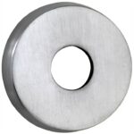 SKG krukrozet buiten Elegant mat nikkel PVD